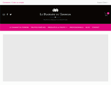 Tablet Screenshot of lediamantduterroir.com